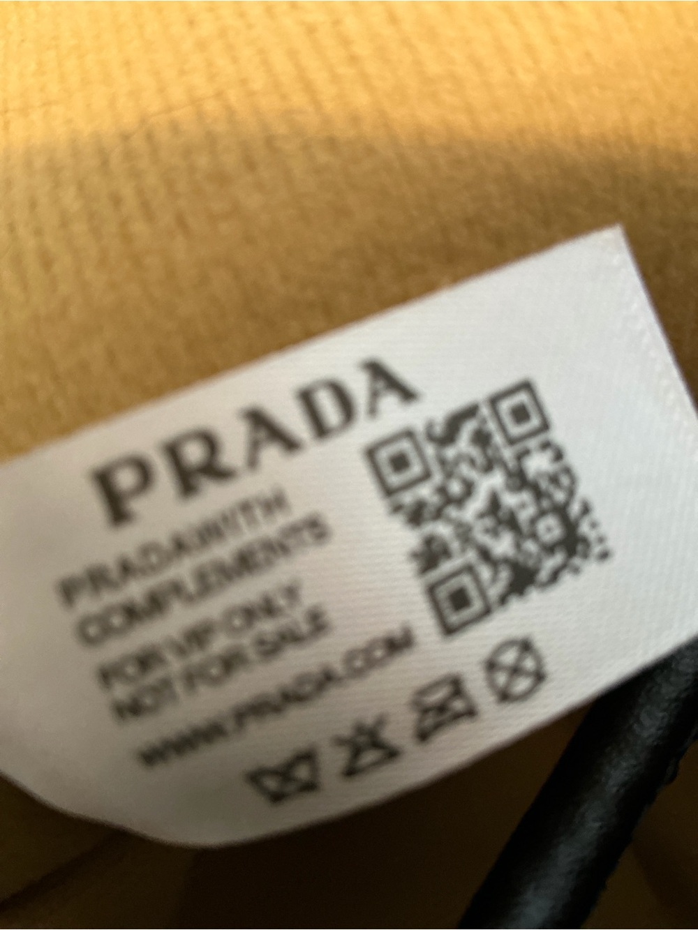 PRADA Authentic Black Faux Fur Tote Bag - Picture 3 of 4